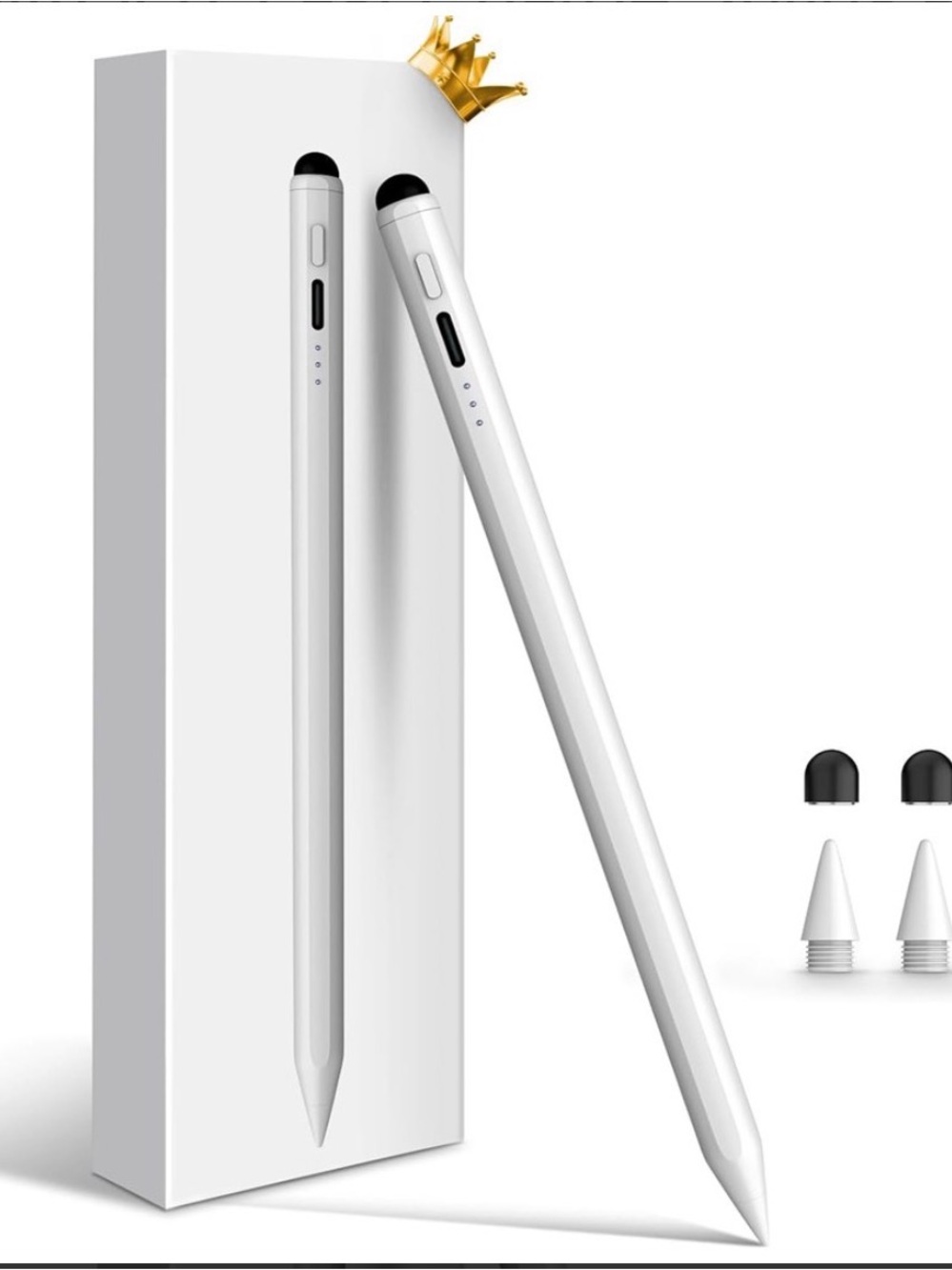 White Active Stylus Pen for Apple Tablets